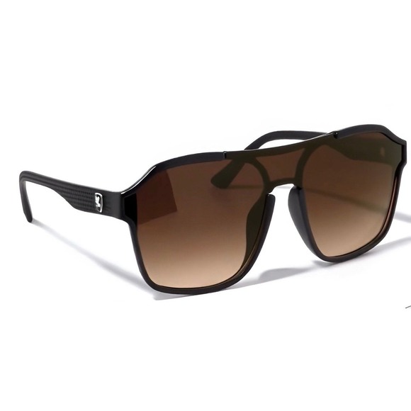 Sun Glasses Sporty Trendy Style Women Square Sunglasses Fashion Oversized Shield - Picture 3 of 9